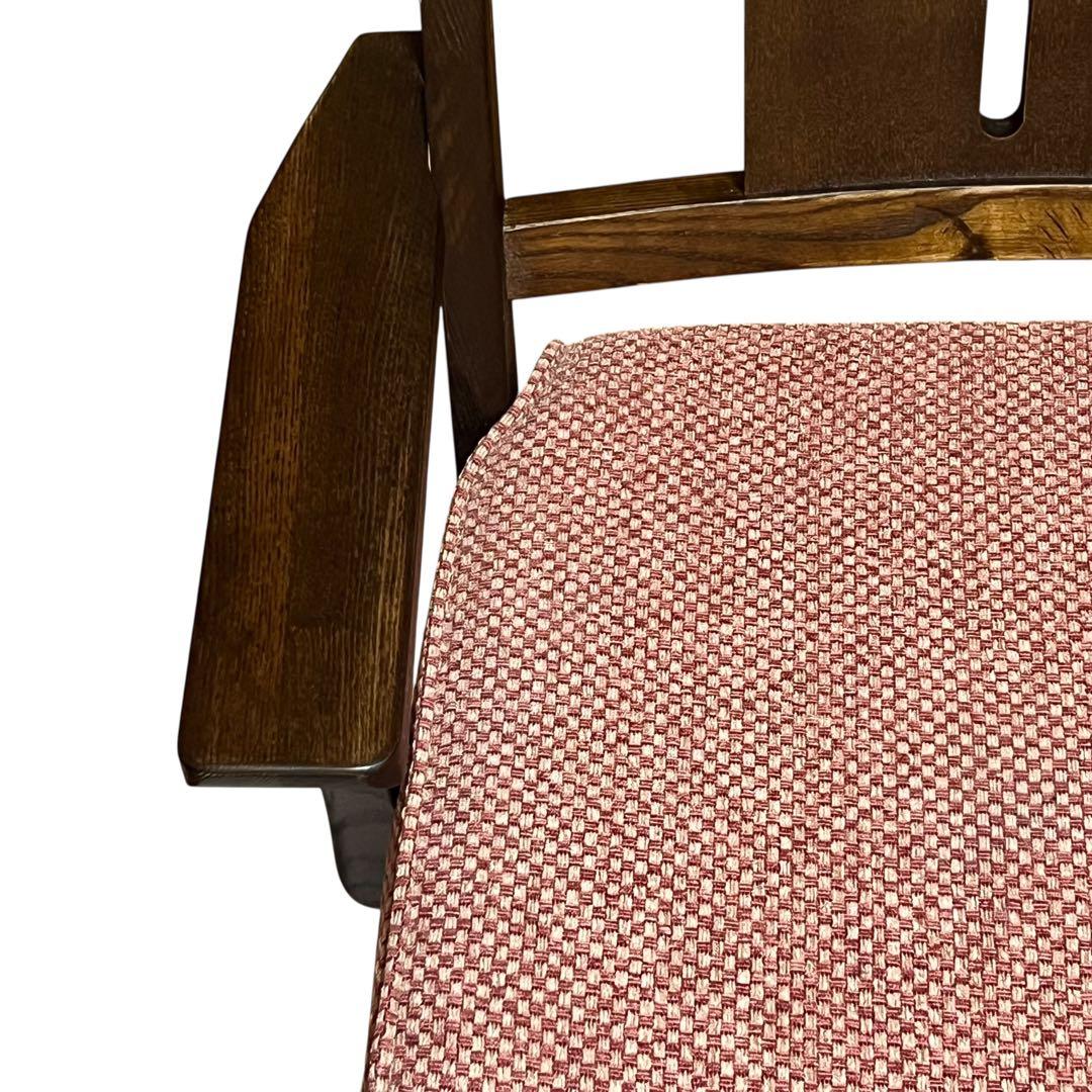 【美品】DC ヤマト2 ダイニングチェア　肘置き　肘掛け 椅子　NITORI