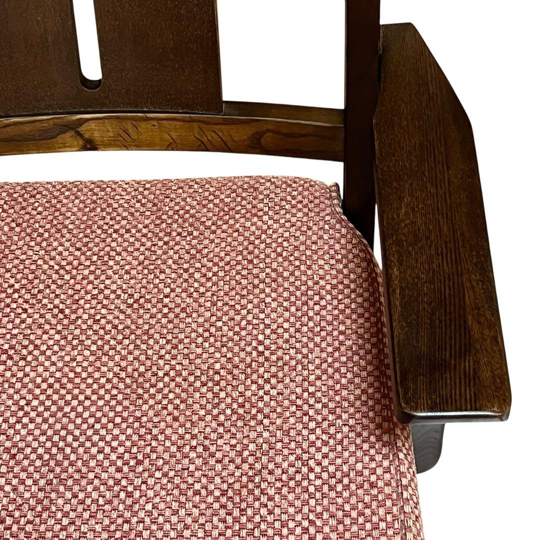 【美品】DC ヤマト2 ダイニングチェア　肘置き　肘掛け 椅子　NITORI