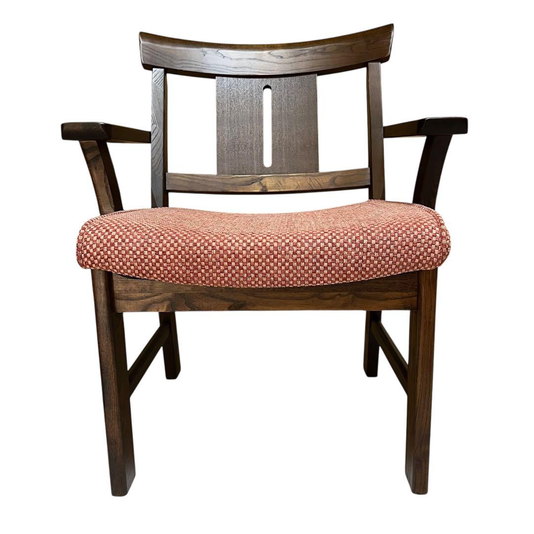 【美品】DC ヤマト2 ダイニングチェア　肘置き　肘掛け 椅子　NITORI