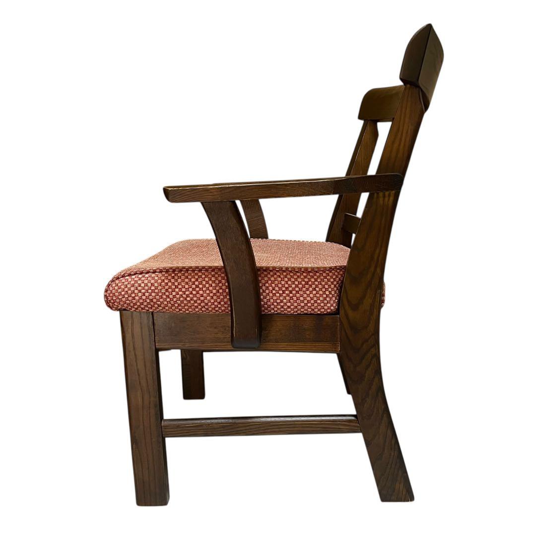 【美品】DC ヤマト2 ダイニングチェア　肘置き　肘掛け 椅子　NITORI