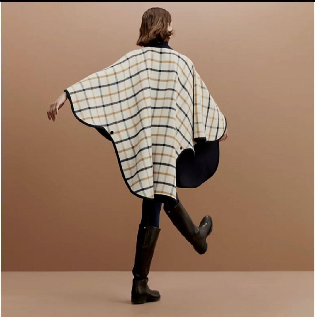 最終価格！新品【HERMES】エルメス2025 ポンチョ リバーシブルカマイユ