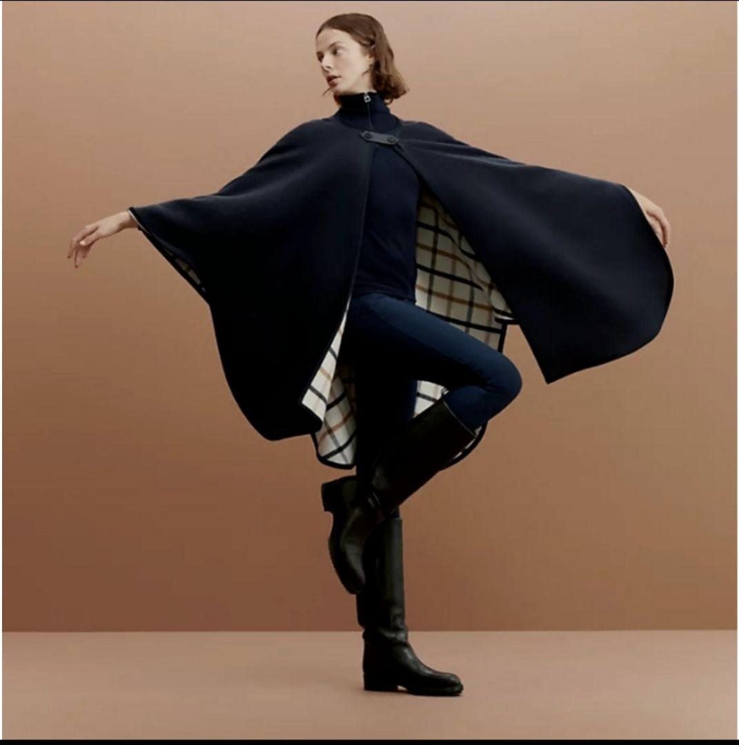 最終価格！新品【HERMES】エルメス2025 ポンチョ リバーシブルカマイユ