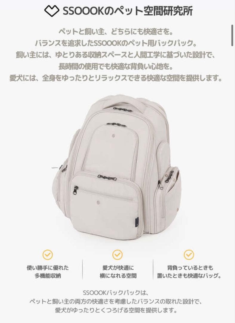 25日まで値下げします！SSOOOK バッグパックMサイズ