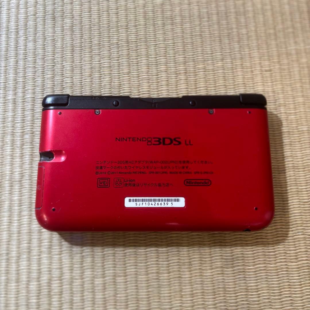 Nintendo 3DS LL レッド 動作確認済み