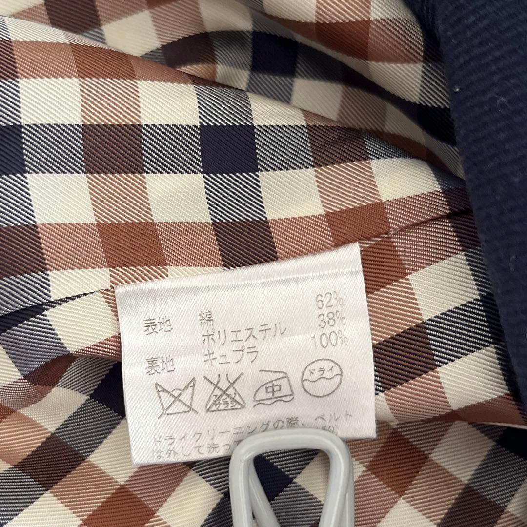 アクアスキュータム　トレンチコート　サイズ6 ベルト・ライナー付き