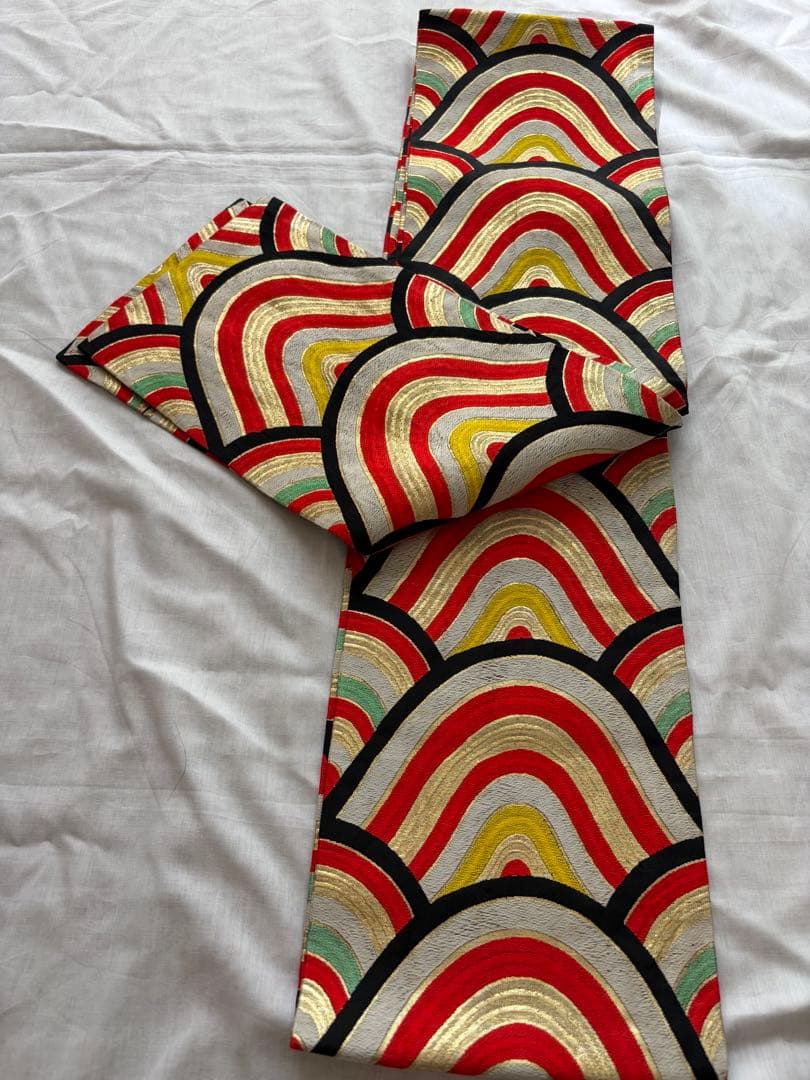 七五三　着物　正絹　アンティーク　レトロ　ピンク７歳　日本髪　結び帯　フルセット