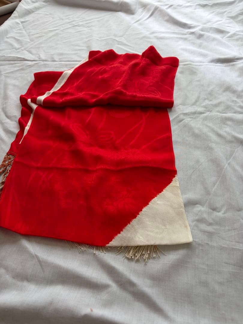 七五三　着物　正絹　アンティーク　レトロ　ピンク７歳　日本髪　結び帯　フルセット