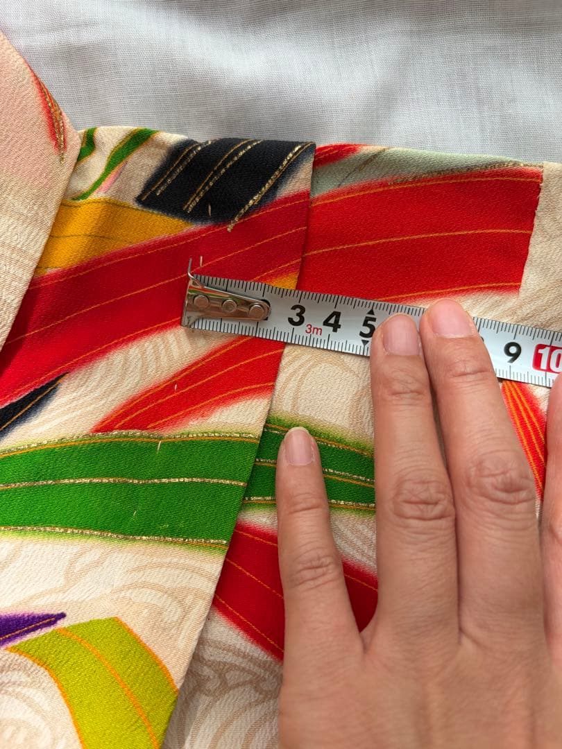 七五三　着物　正絹　アンティーク　レトロ　ピンク７歳　日本髪　結び帯　フルセット