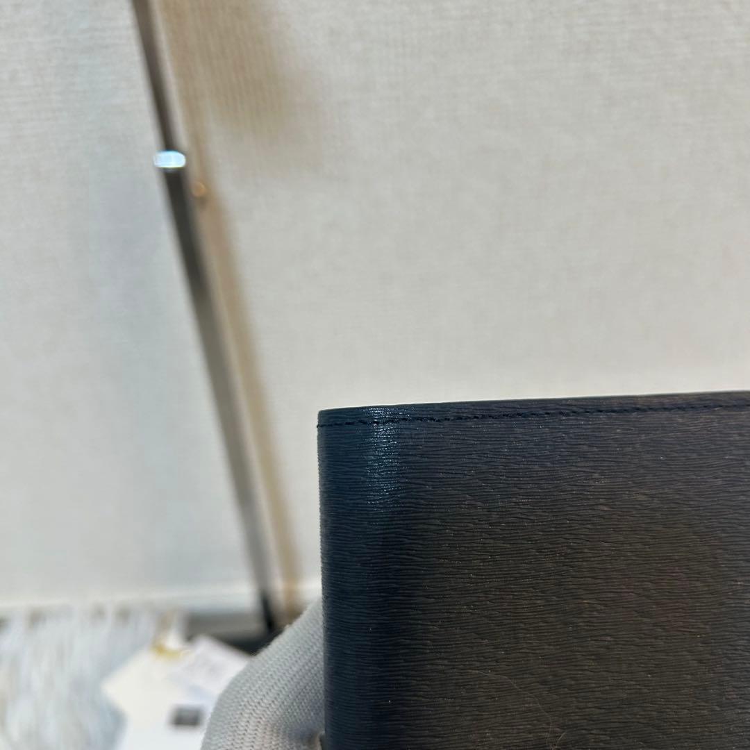 【未使用級✨人気商品/カレント】ポーター　折り財布　レザー　ネイビー　男女兼用