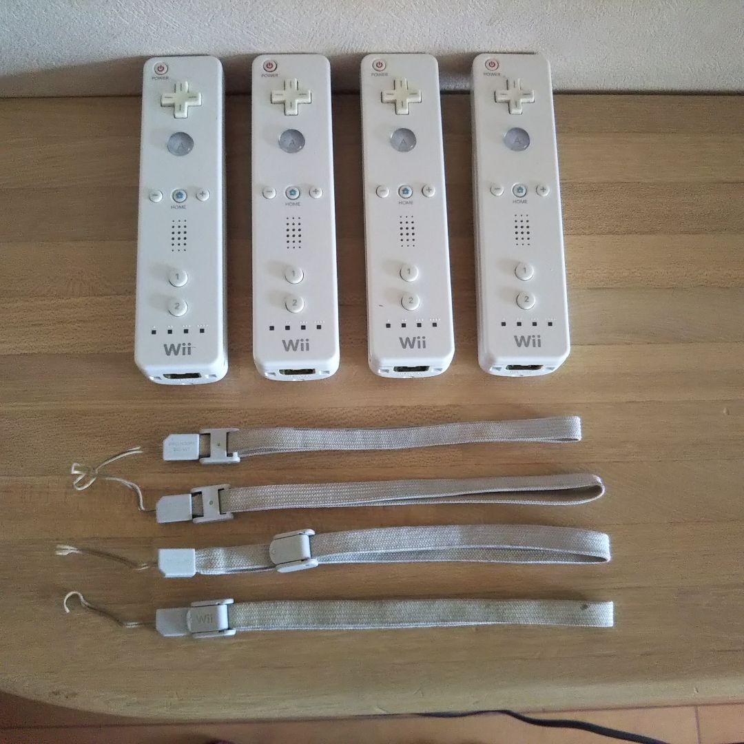 ■【値下】Wii 本体 セット (リモコン4個 ヌンチャク4個付き)