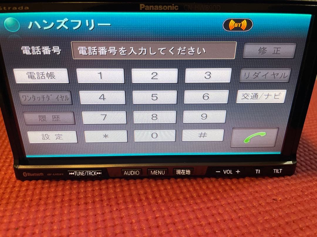 送料込み　パナソニック ナビ Bluetooth フルセグTV