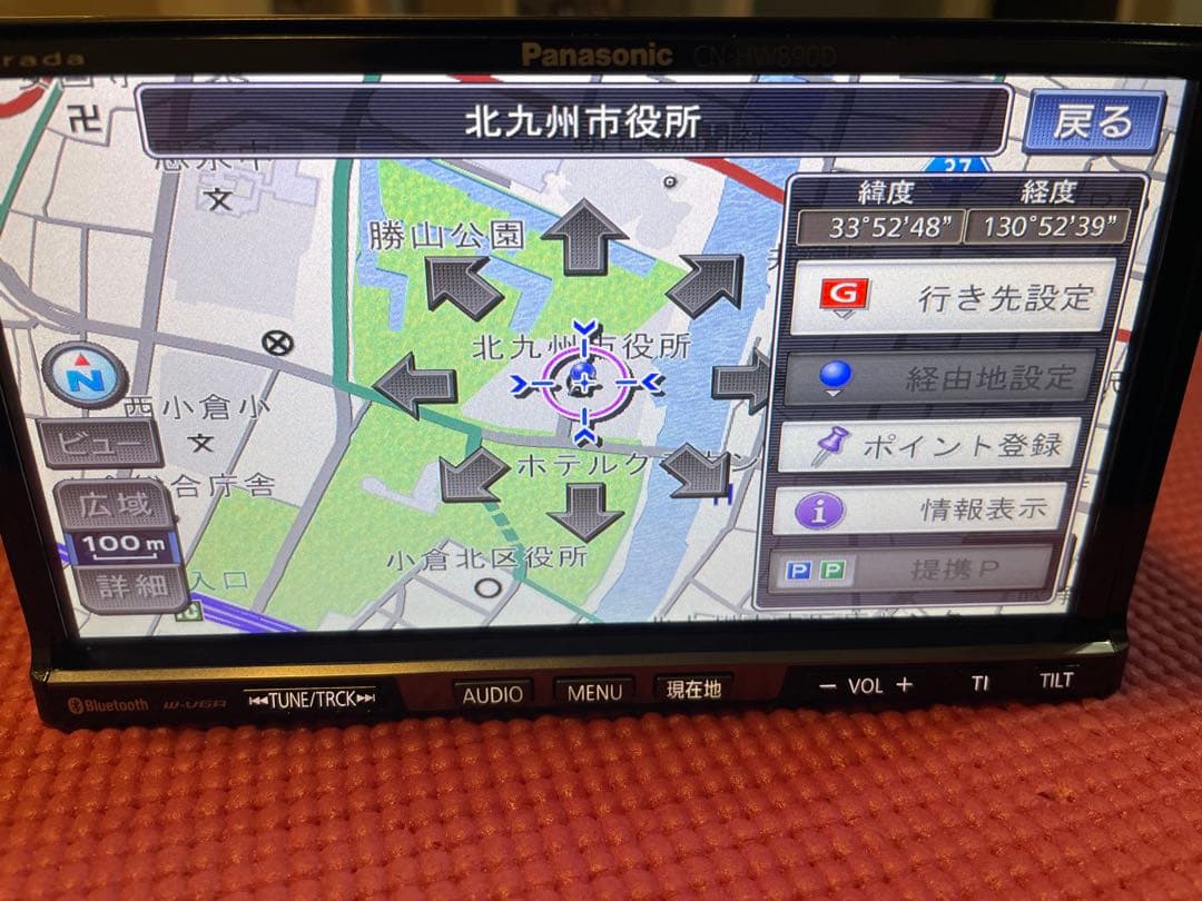 送料込み　パナソニック ナビ Bluetooth フルセグTV