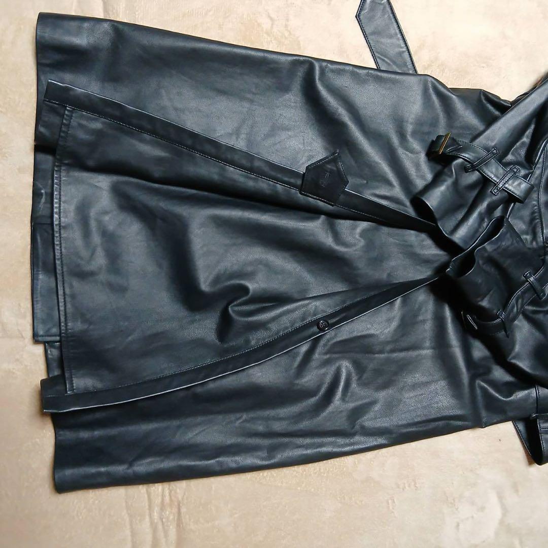 INÉD レザー トレンチコート