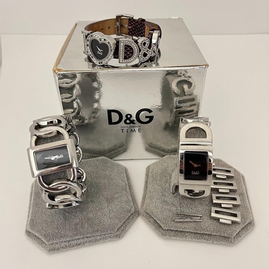 DOLCE&GABBANA　動作品　腕時計３本セット　ドルチェ&ガッバーナ