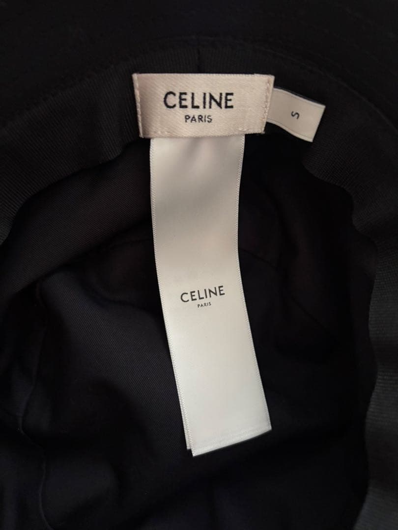 CELINE バケットハット ブラック S