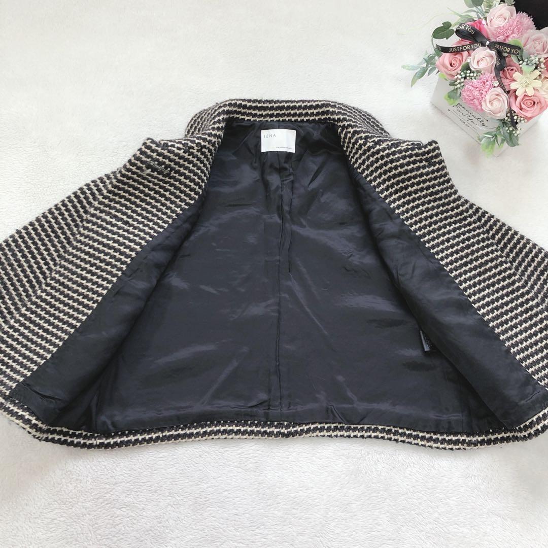 イエナ ツイードショートコート レディースアウター シンプル カジュアル 可愛い