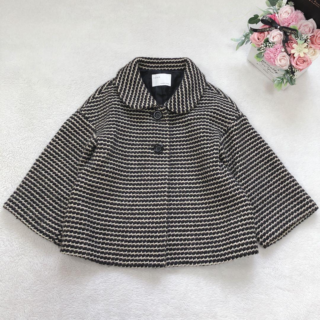 イエナ ツイードショートコート レディースアウター シンプル カジュアル 可愛い