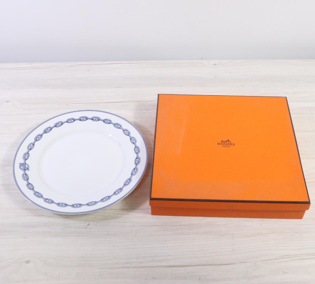 ◆Hermès エルメス シェーヌダンクル 皿 プレート