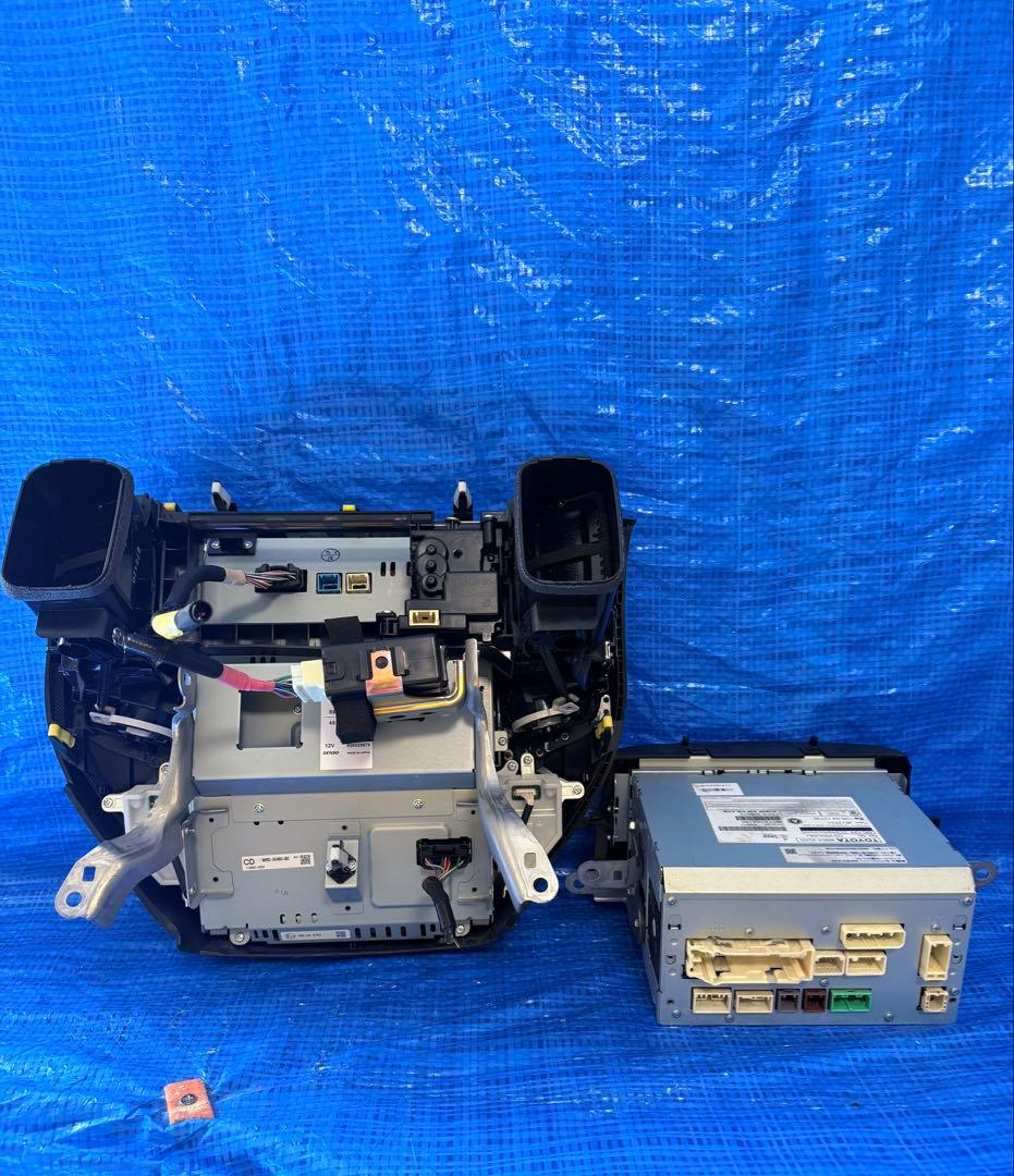 トヨタ クラウン AWS210 純正 HDD マルチナビモニター セット