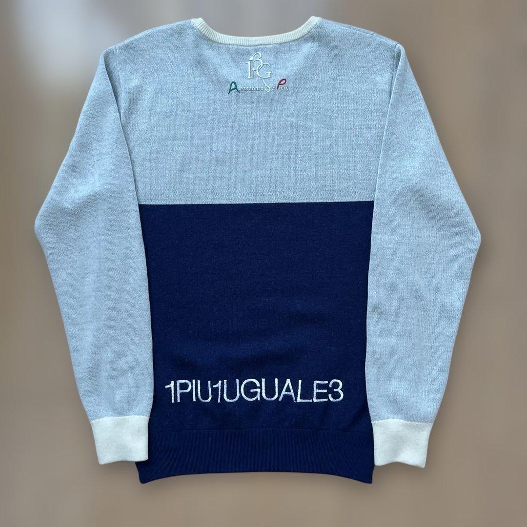 1PIU1UGUALE3 GOLF クルーネックセーター デルピエロ ゴルフ