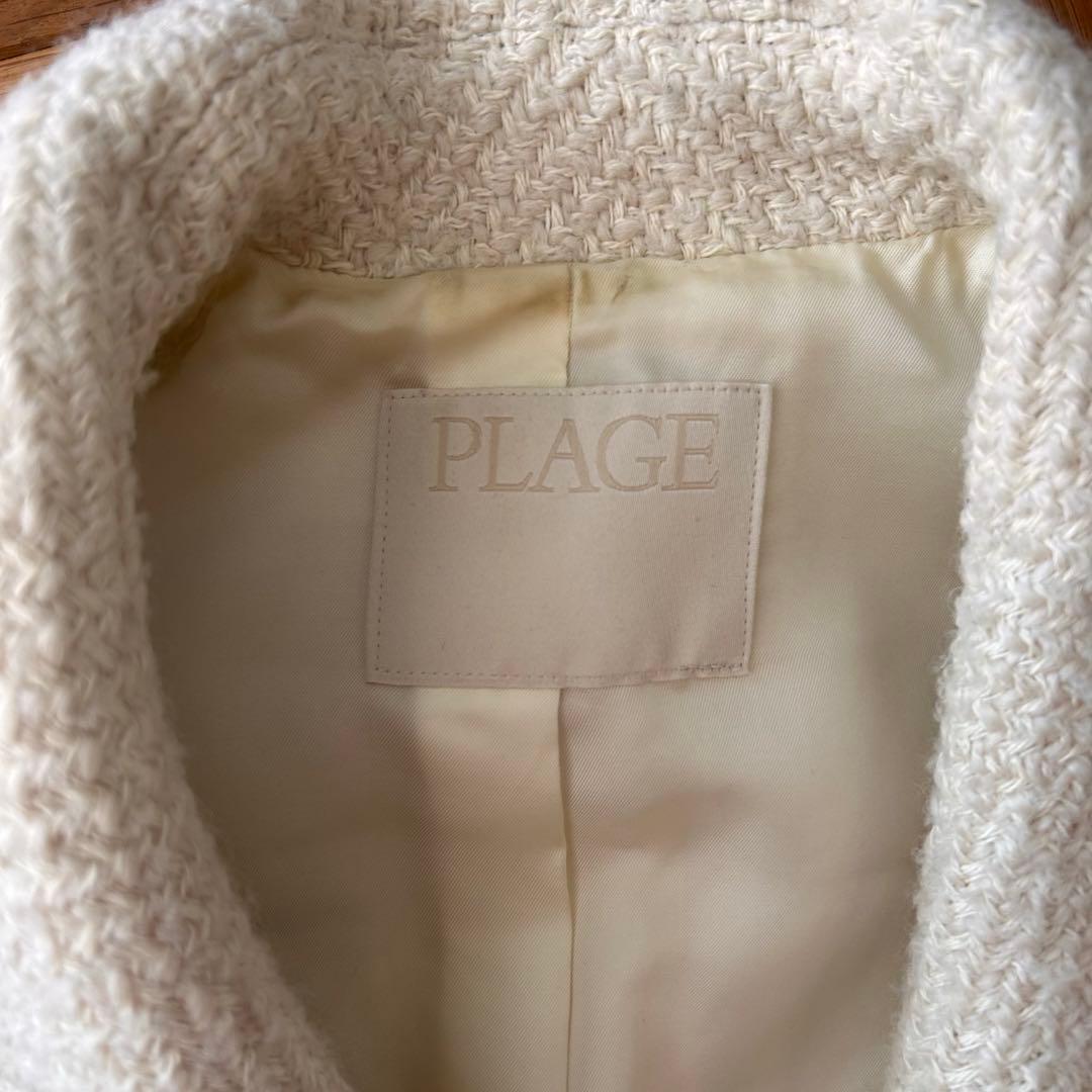 【美品】Plage プラージュ GIOLICA ヘリンボン コクーンコート