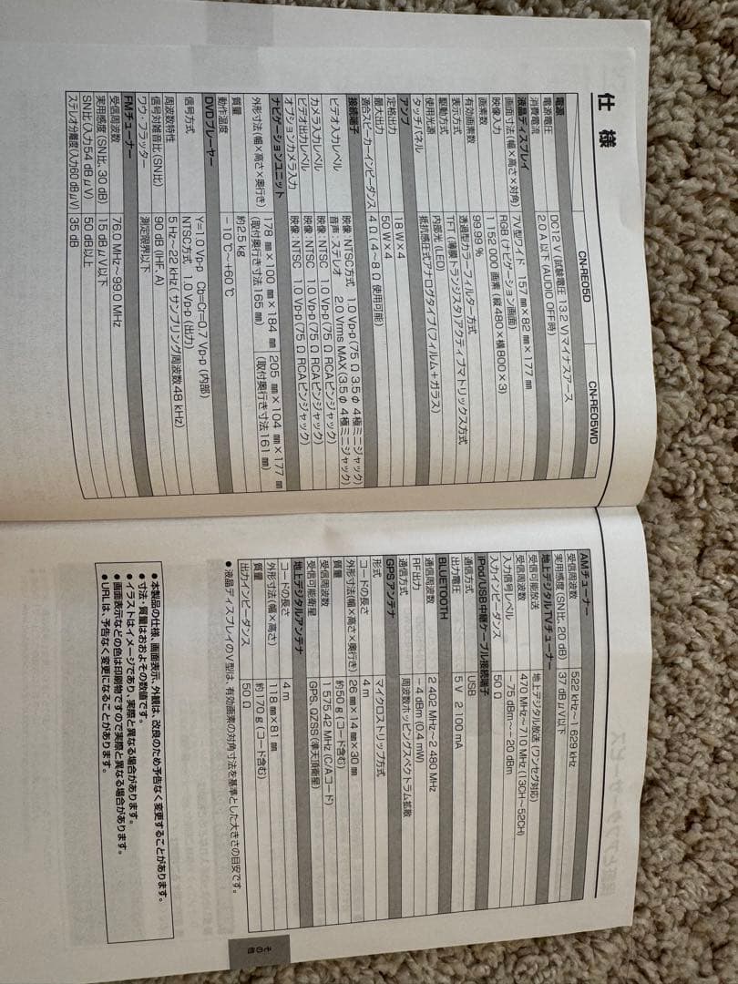 【タイムセール値引き中】Panasonic CN-RE05WD カーナビ