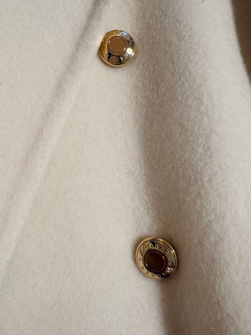 drawerドゥロワーウールカシミヤケヌキテーラードジャケットコート定価15万