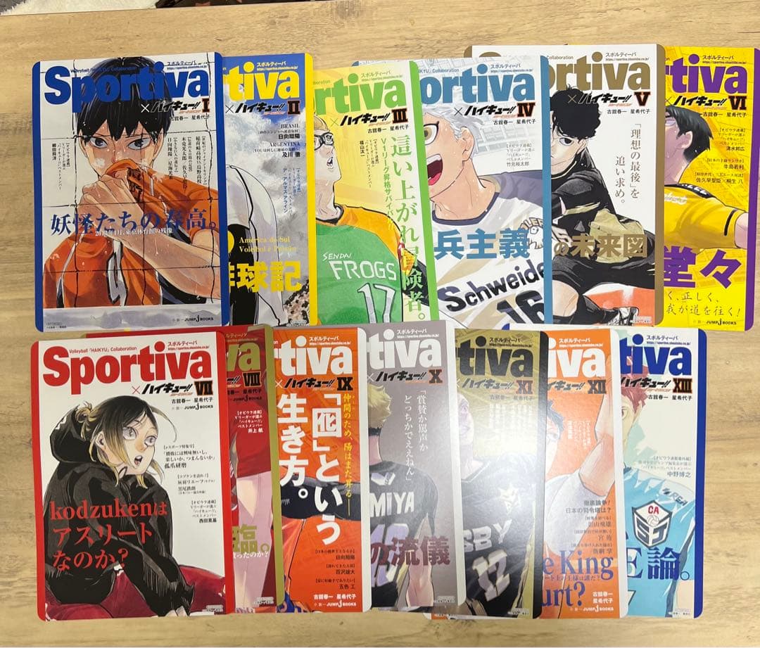 ハイキュー ショーセツバン 全13巻 + しおり付き + ビジュアルボード13枚