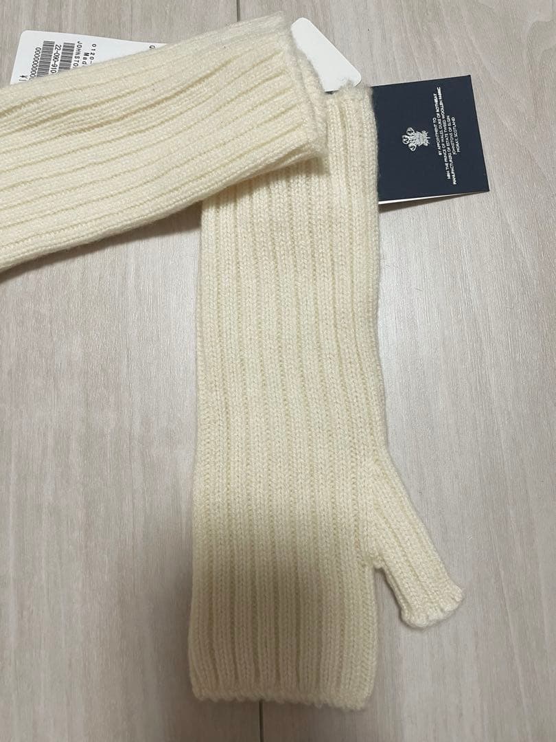 【新品・未使用】IENA ＊ カシミヤリブリブリストウォーマー