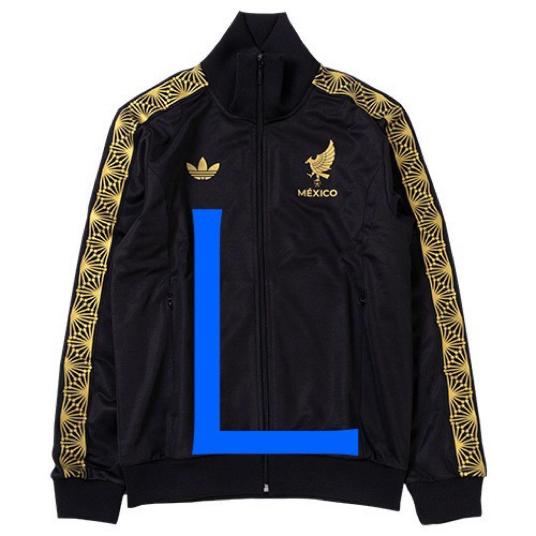 【定価以下】メキシコ代表 ゴールド トラックトップ L
