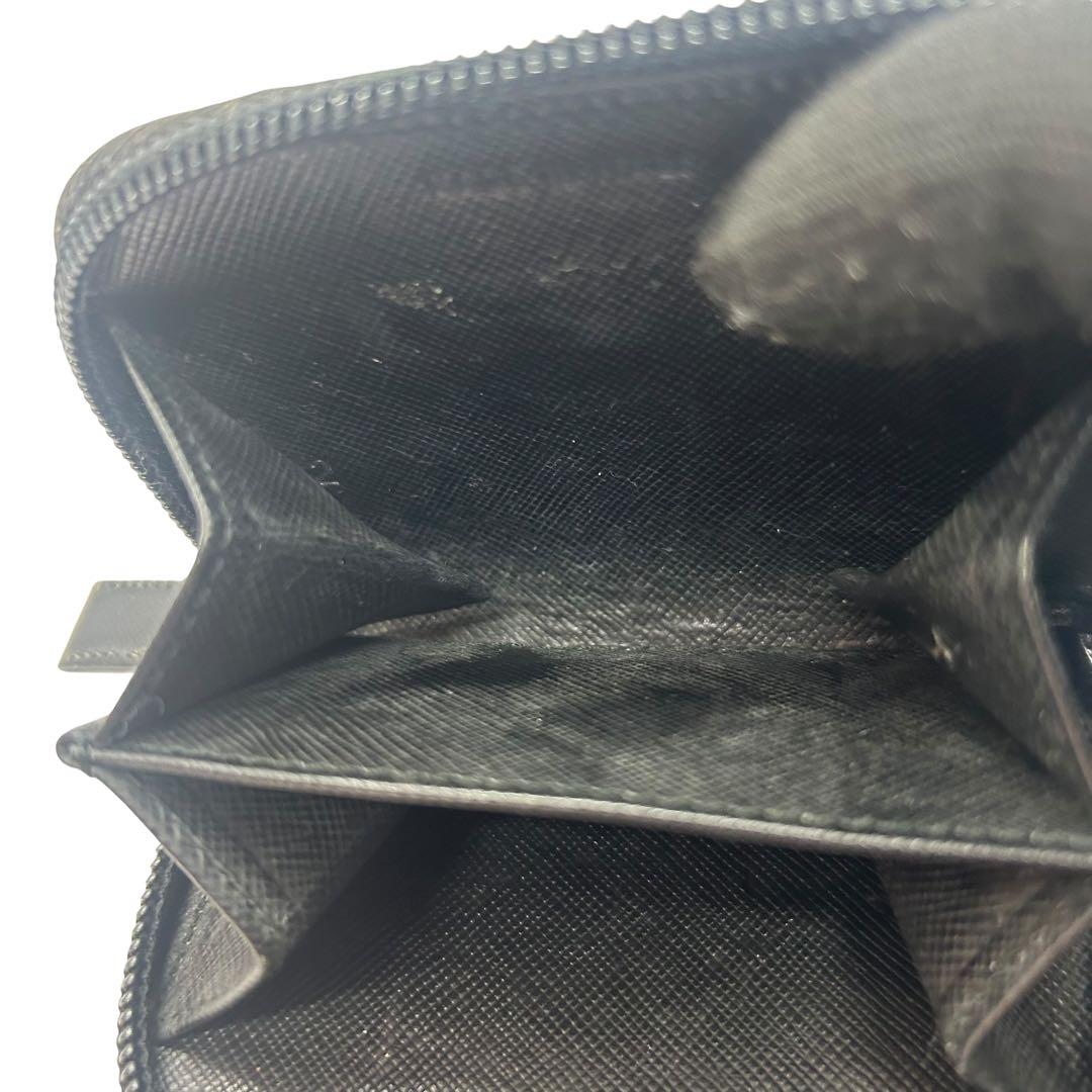 PRADA プラダ サフィアーノ レザー ケース 小銭入れ ブラック 黒