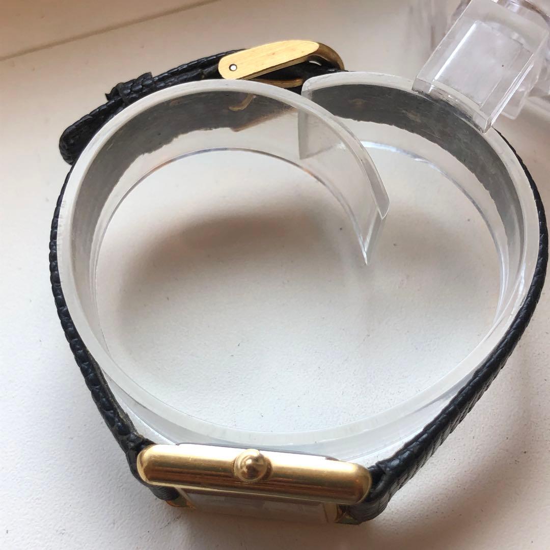 【美品】SEIKO セイコー　タンク　ローマン　稼働品　レザーベルト 時計