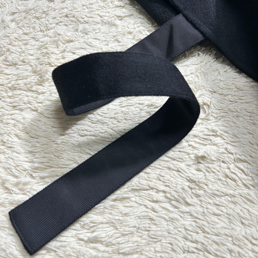 ユニクロ +J ジルサンダー カシミヤブレンドラップコート M ブラック