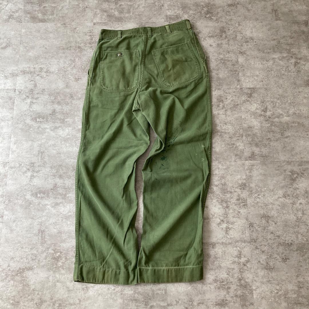 60s スウェーデン軍 実物 ユーティリティパンツ ベイカーパンツ