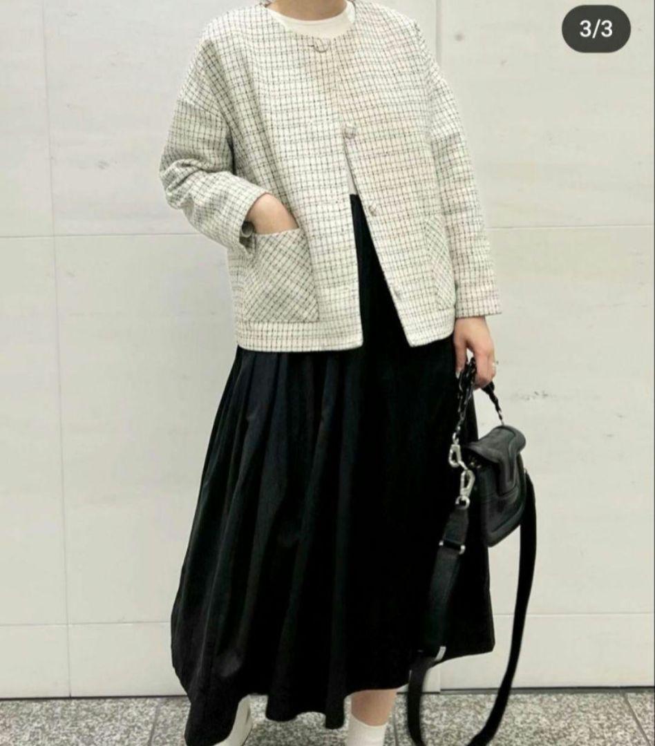 アンミヌ　UNMINOU　ツイードジャケット　ジャケット