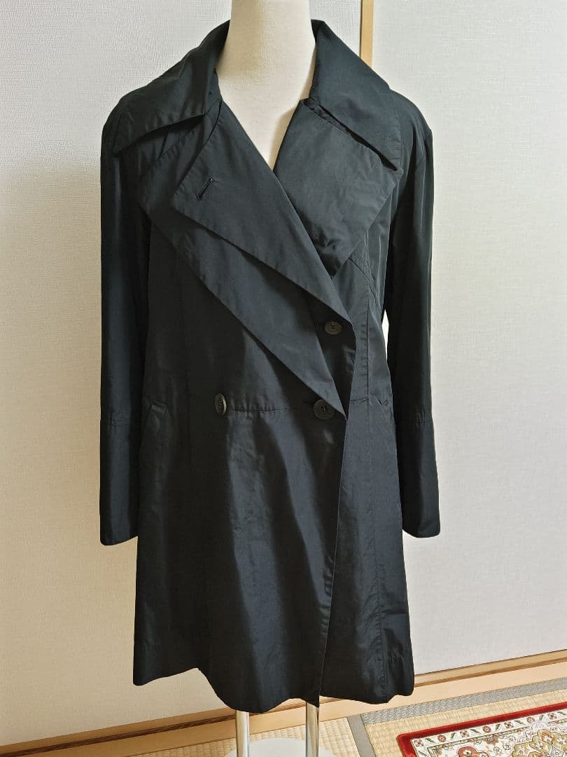 イッセイ ミヤケ　ブラックトレンチコート