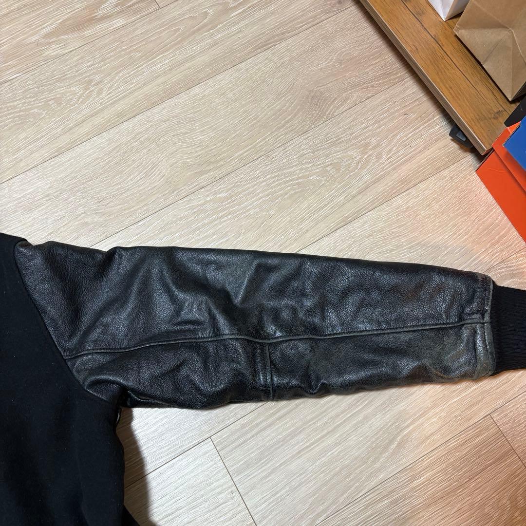 Columbia スタジャン 袖元革 XL