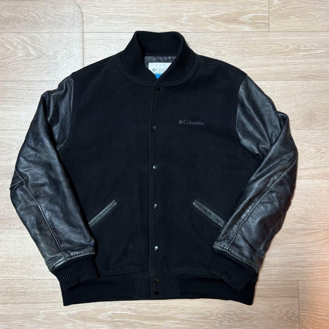 Columbia スタジャン 袖元革 XL