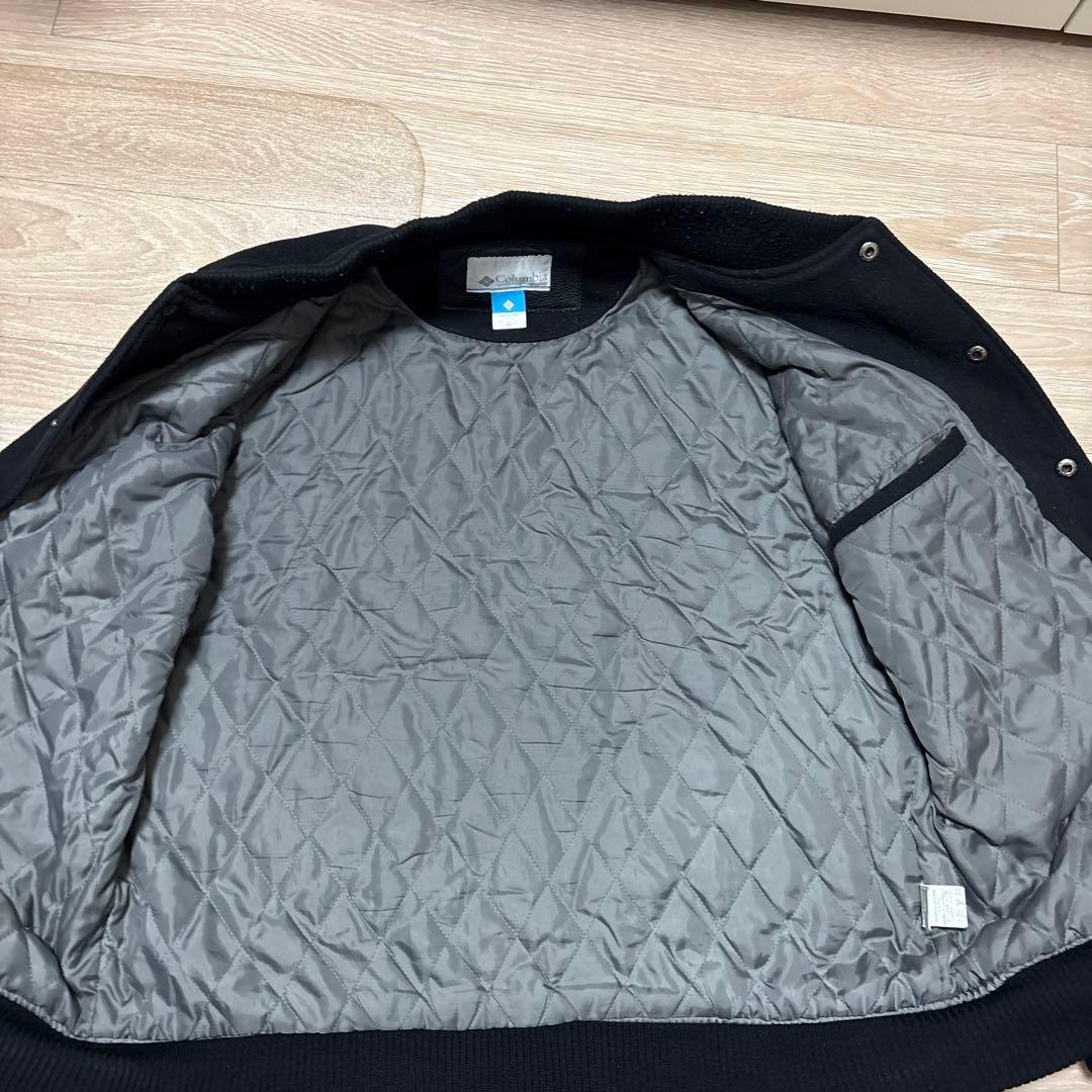 Columbia スタジャン 袖元革 XL