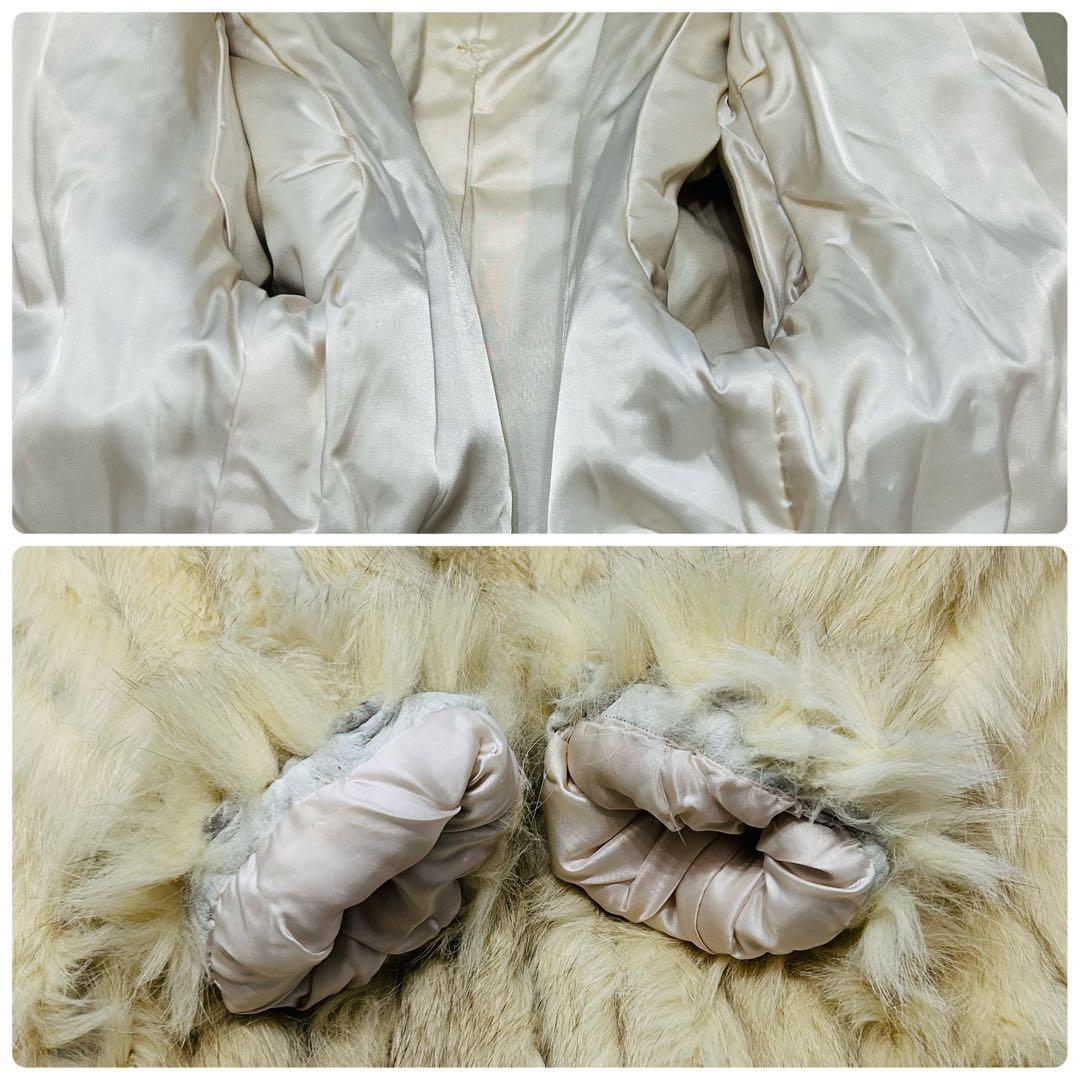 【美品】SAGAFOX ブルーフォックス ハーフコート ボリューミー 銀サガ M