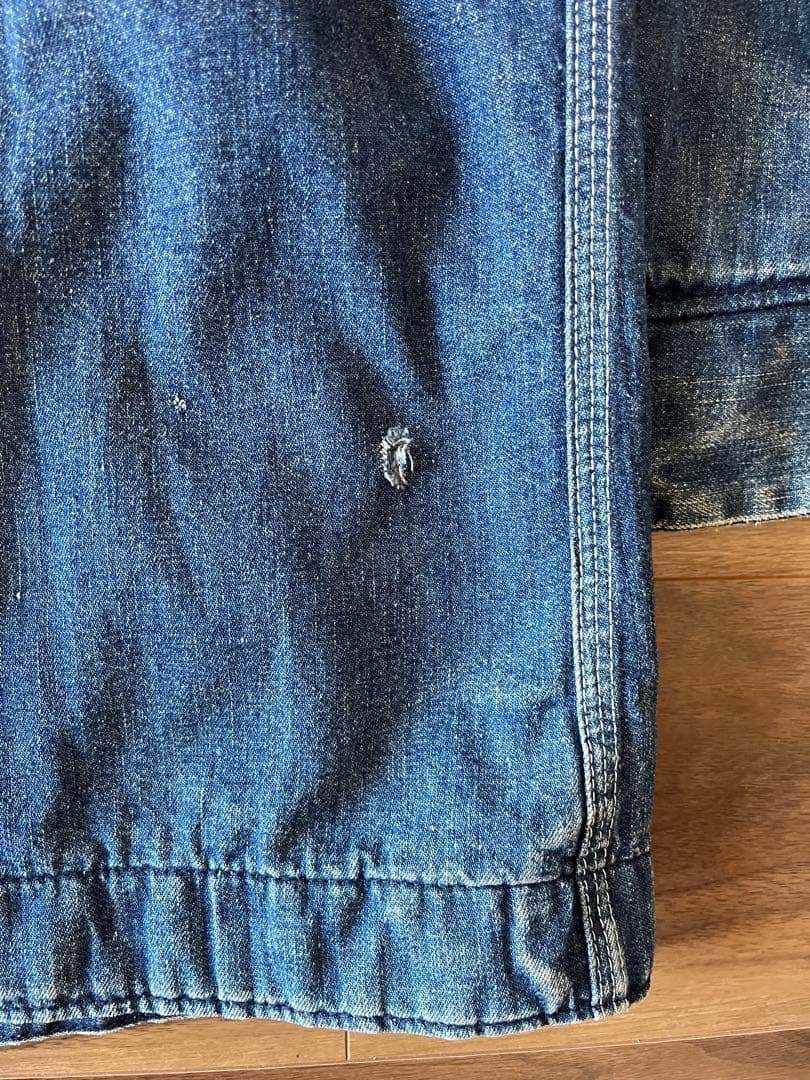 70s Sears work leisure USA デニム カバーオール XL