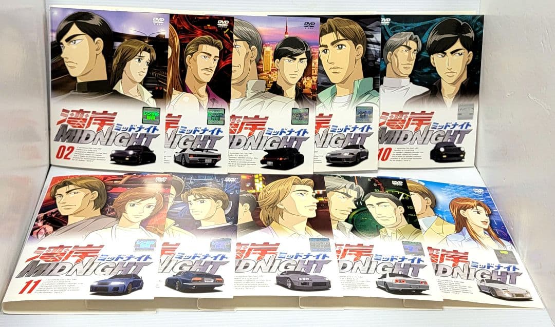 【新品ケース収納】湾岸ミッドナイト DVD 全13巻　レンタル落ち