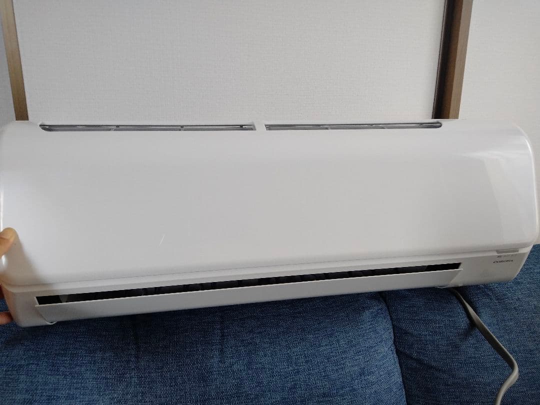 エアコン本体 配管付き シンプルホワイト