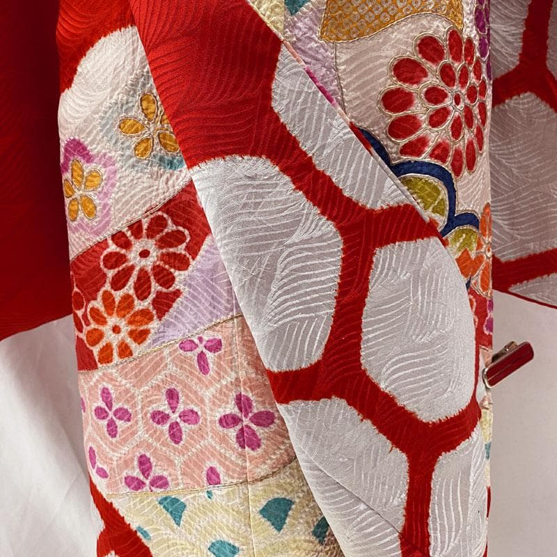 509ag29, 帯揚げ、帯締め、しごき◎七五三 七歳 女児 着物&袋帯&長襦袢