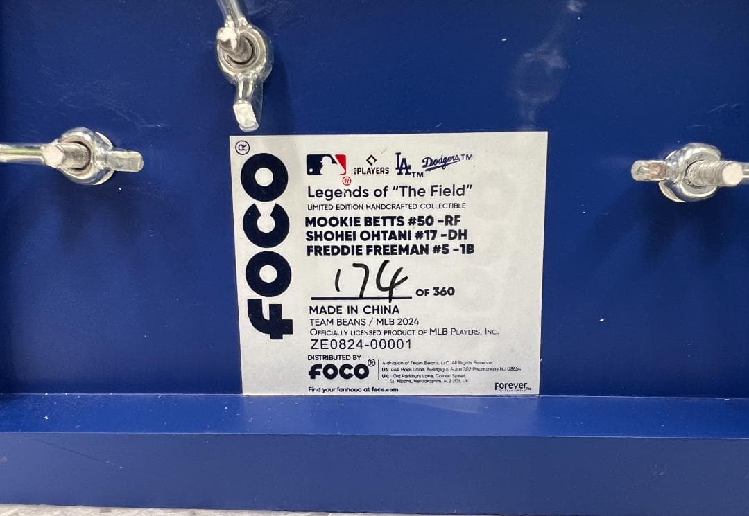 【360個限定品】ドジャース 大谷・ベッツ・フリーマンMVPトリオボブルヘッド