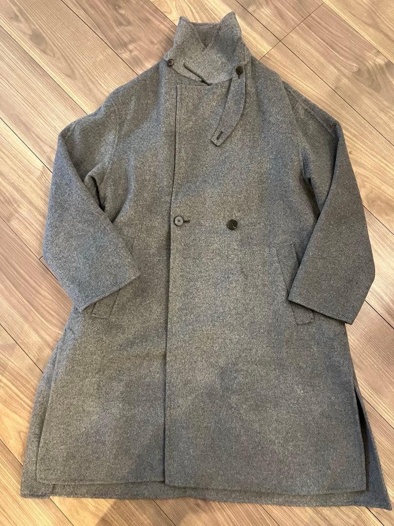 【最終値下】23区MANTECOPure リバーコート　グレー チェスターコート