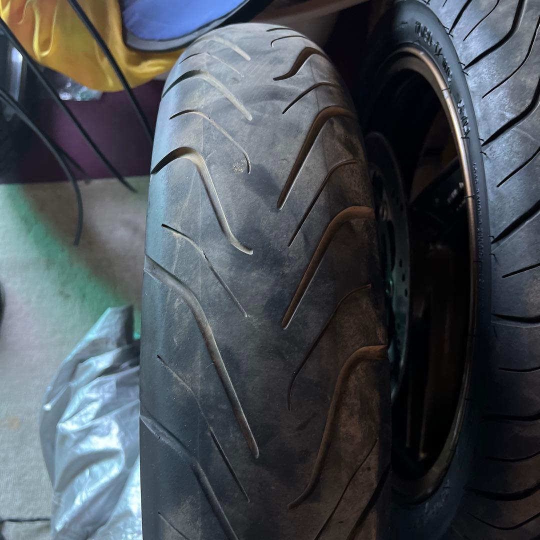 【今月限定値下げ中】zrx400 ホイール前後 ディスク、スプロケット付き