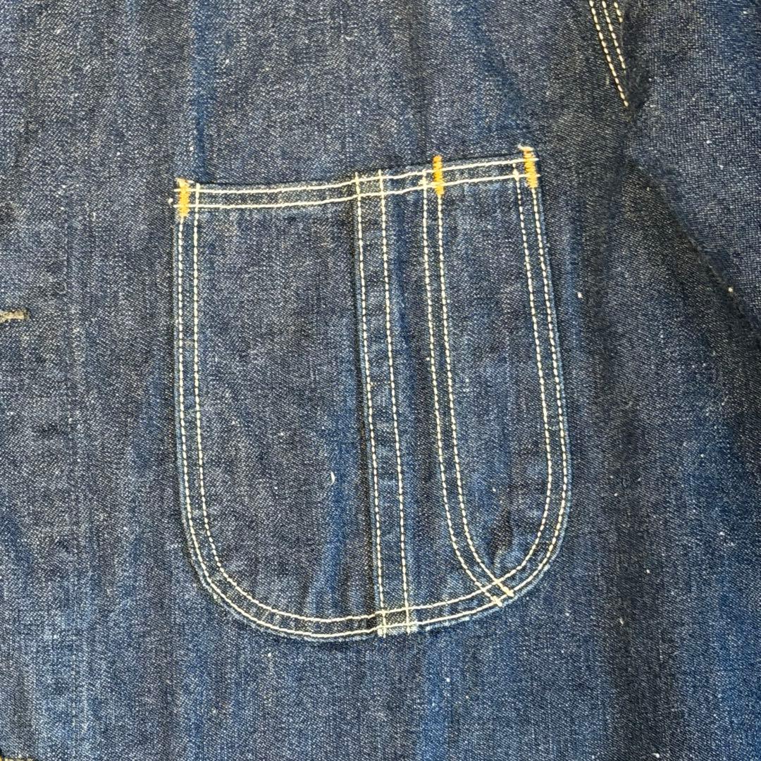 orSlow ノーカラーカバーオール インディゴジャケット