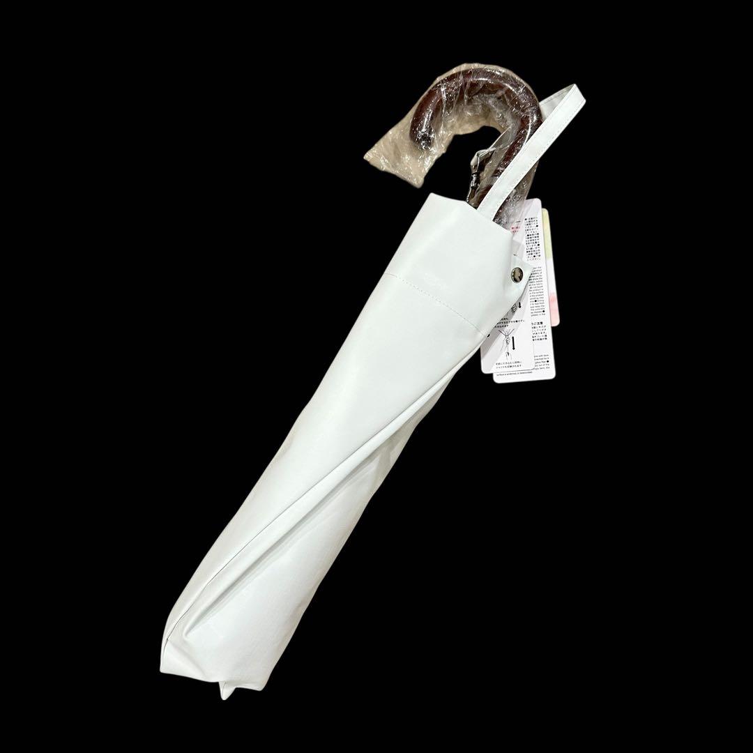 新品【COKAGE+】ワンタッチ木手元55cm リリィホワイト東レサマーシールド