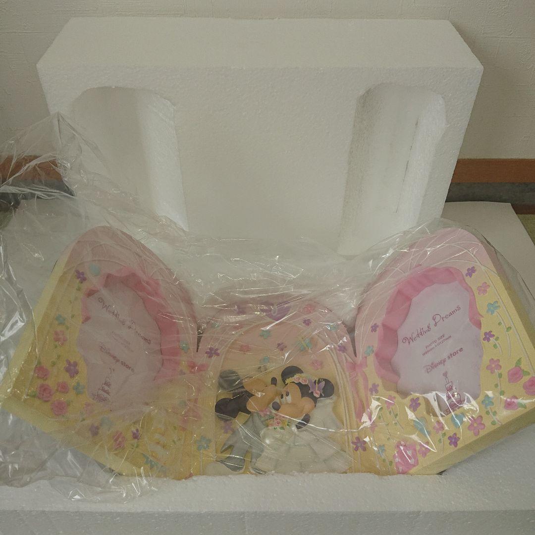 ディズニーストア ミッキー ミニー ウエディング フォトフレーム 写真立て